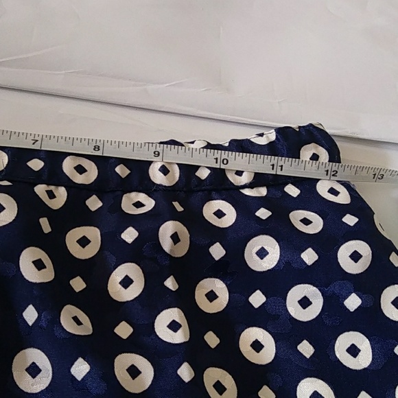 Blue pleated print - Picture 4 of 8